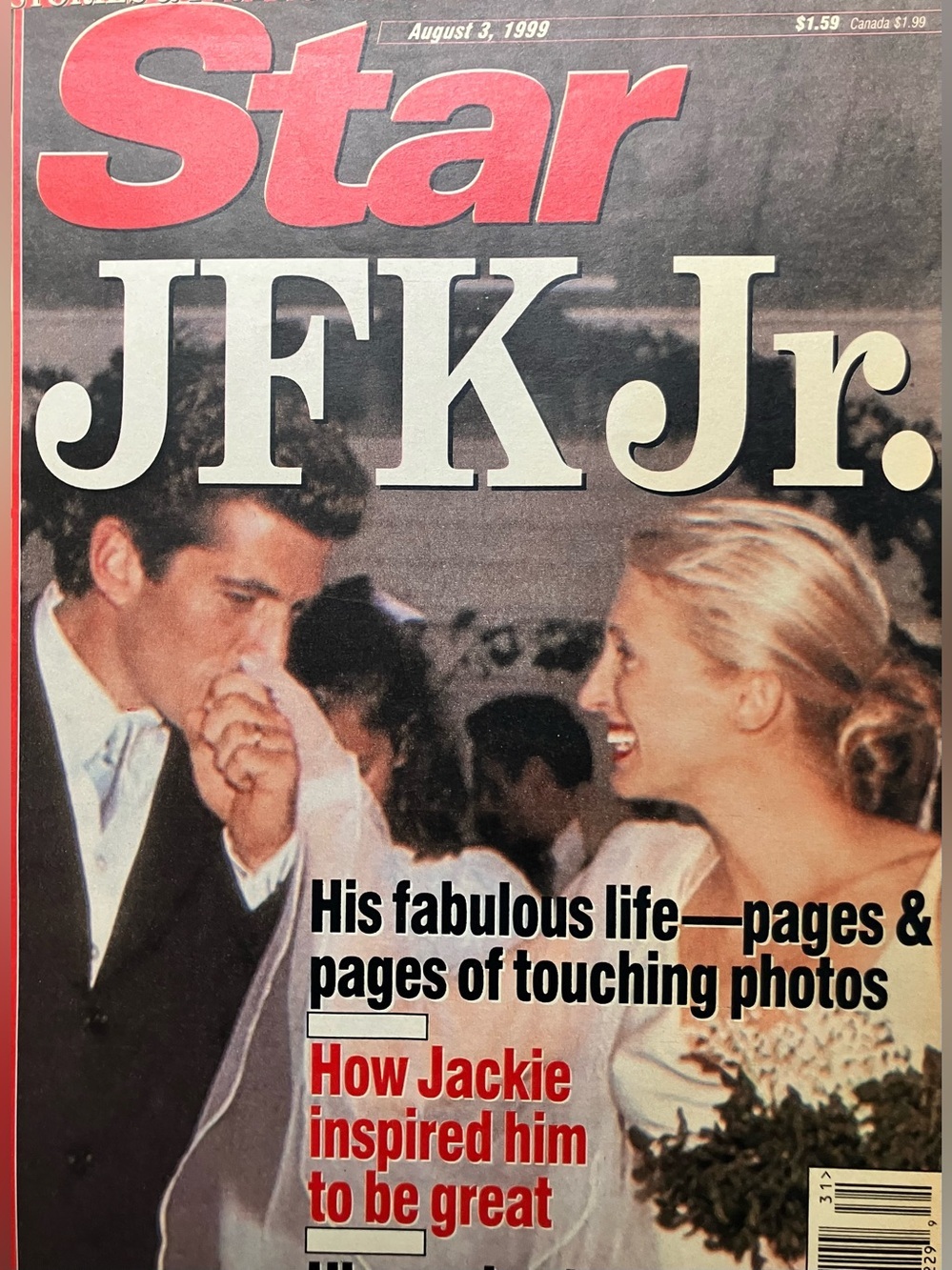 STAR Magazine JFK Jr & Carolyn Fabulous Life August 3,1999.
